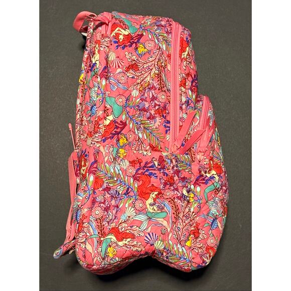Vera Bradley Ariel’s Pink Lagoon Essential Large Backpack Little Mermaid NWT main image 15